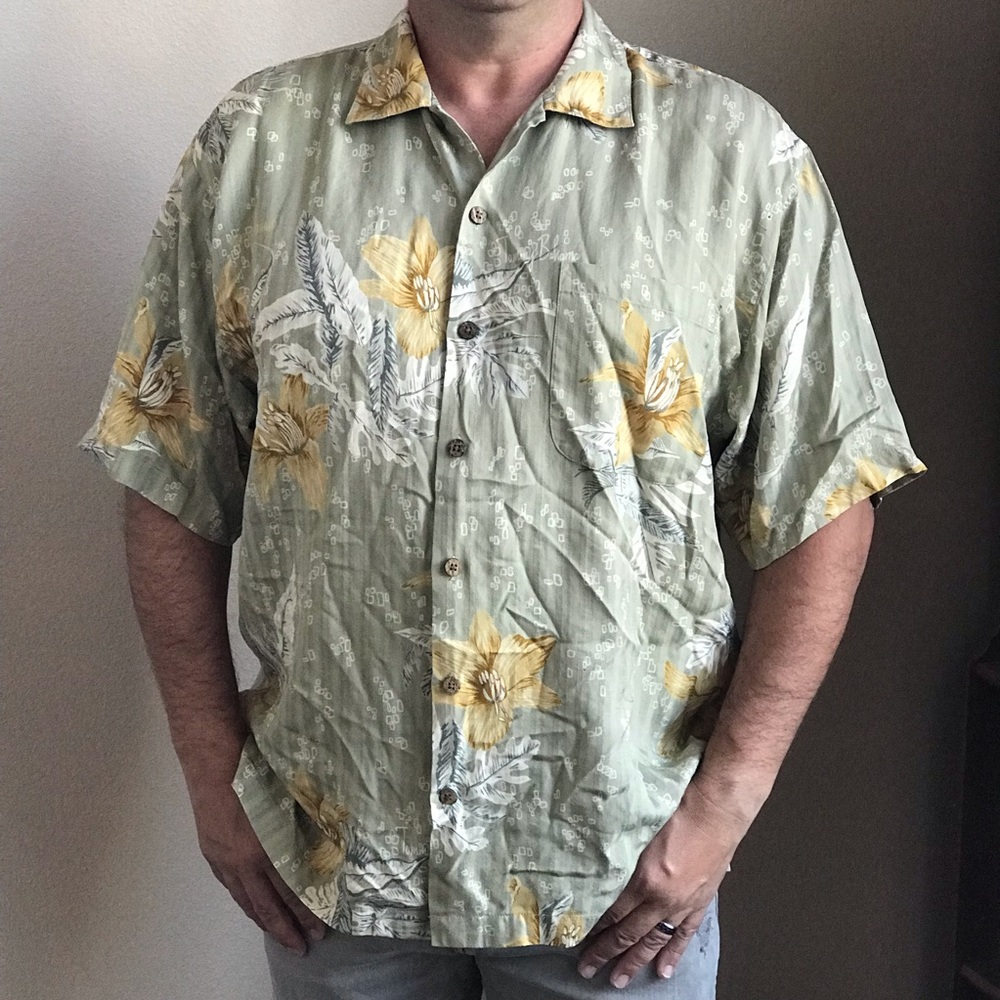 Tommy Bahamas Silk Shirt 👔